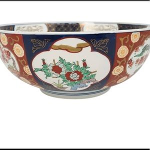 Gold Imari Hand Painted Vintage Japanese Bowl